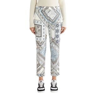 Etro Patchwork Paisley Tailored Trousers 38 Made in Italy Designer Maximalist
